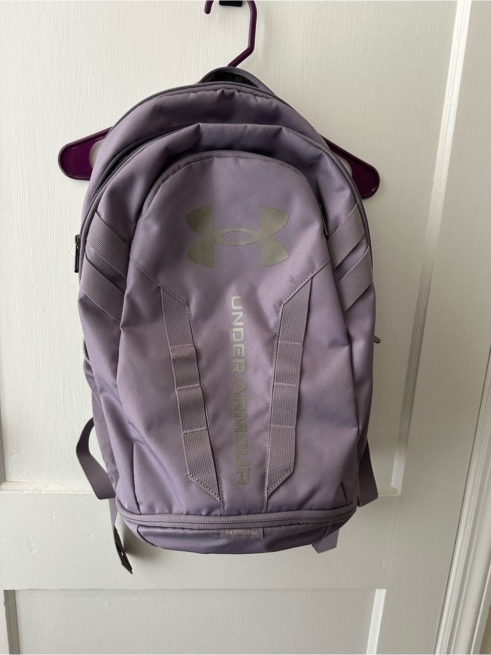 Under Armour Lavender Purple Backpack with Reflective Logo